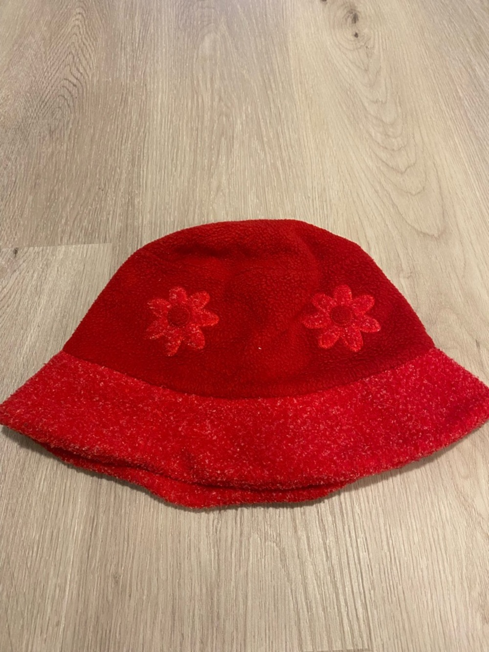 Red Flower Bucket Hat